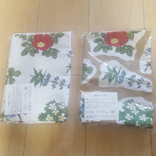 凛々さん専用★花亭クッションカバー　ホワイト&ベージュ(日用品/生活雑貨)