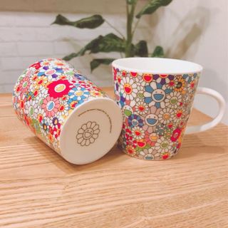 キャスキッドソン(Cath Kidston)の【限定品】 村上隆 フラワーマグカップ お花 かわいい(食器)