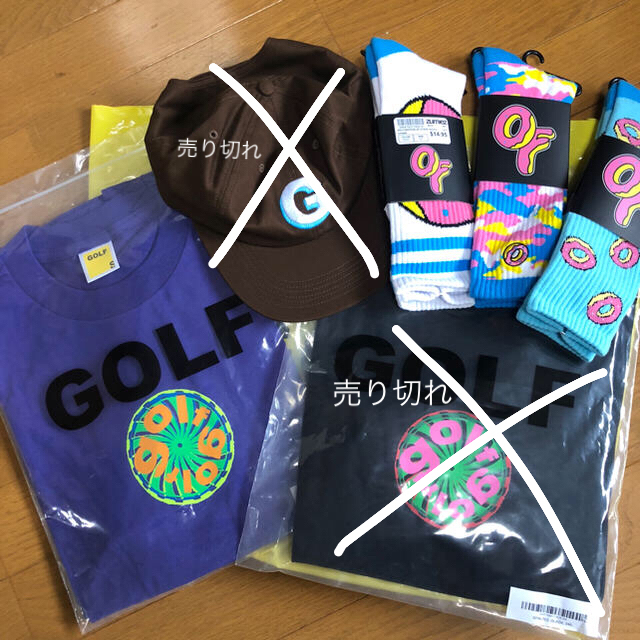 golf wang tee odd future sock セット メンズのトップス(Tシャツ/カットソー(半袖/袖なし))の商品写真