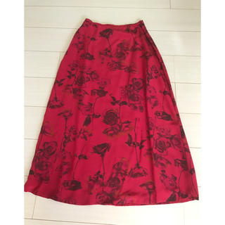 ローラアシュレイ(LAURA ASHLEY)のイギリスで購入  ローラアシュレイ ロング花柄スカート 美品(ロングスカート)