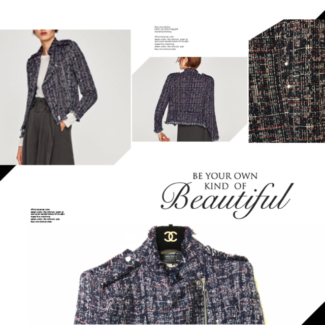 人気 入手困難 完売】CHANEL風☆着映え抜群☆大人なツイード 人気 入手困難 完売】CHANEL風☆着映え抜群☆大人なツイード