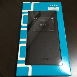 アンドロイド(ANDROID)のhonor6Plus 用純正カバー 新品 未開封 黒(Androidケース)