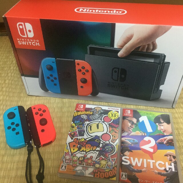 のとは Nintendo Switch - NintendoSwitch+JoyCon2個+ソフトセットの きます