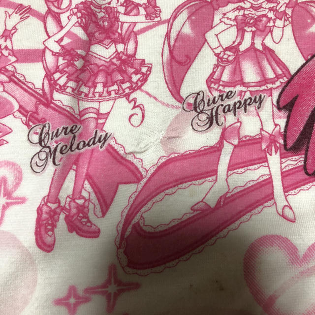 BANDAI(バンダイ)のプリキュア のみ 半袖パジャマ 110 訳あり キッズ/ベビー/マタニティのキッズ服女の子用(90cm~)(パジャマ)の商品写真