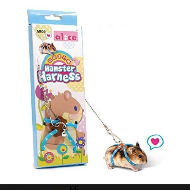 黒色☆小動物用ハーネス リード ハムスター ラット 通販 新品☆小動物用ハーネス リード ハムスター ラット