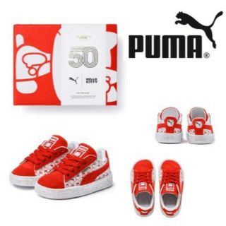 プーマ(PUMA)のプーマ×ハローキティ スウェードスニーカー キッズ(スニーカー)