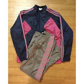 アディダス(adidas)のadidas レディース 防寒 起毛 上下ウインドブレーカー ジャージ(ジャージ)