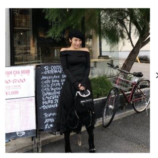 ザラ(ZARA)のbirthdaybash ワンピース ブラック  インスタ人気(ロングワンピース/マキシワンピース)