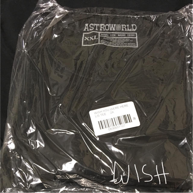 OFF-WHITE(オフホワイト)のトラビス travis scott WISH YOU WERE HERE XXL メンズのトップス(Tシャツ/カットソー(半袖/袖なし))の商品写真