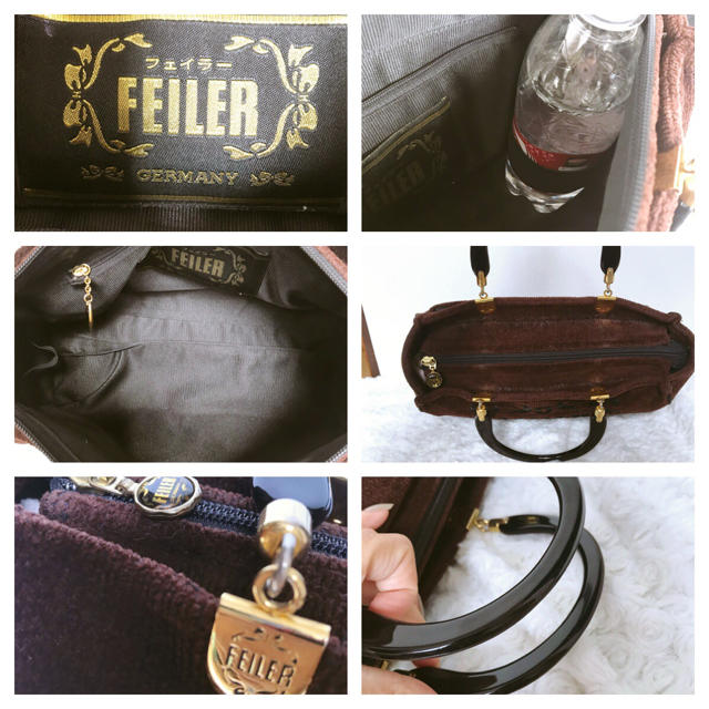 FEILER(フェイラー)のやみまきさま専用✴︎フェイラー  ブラウン 未使用 正規品 レディースのバッグ(ハンドバッグ)の商品写真