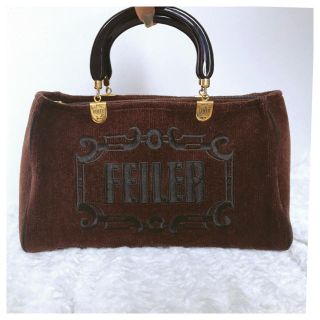 フェイラー(FEILER)のやみまきさま専用✴︎フェイラー  ブラウン 未使用 正規品(ハンドバッグ)