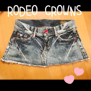 ロデオクラウンズ(RODEO CROWNS)のRODEO CROWNS♡デニムスカート(ミニスカート)