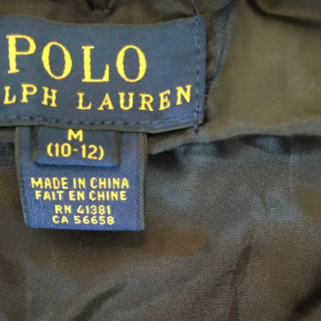 POLO RALPH LAUREN(ポロラルフローレン)のポロラルフローレン 140 ダウン ブルー キッズ/ベビー/マタニティのキッズ服男の子用(90cm~)(ジャケット/上着)の商品写真