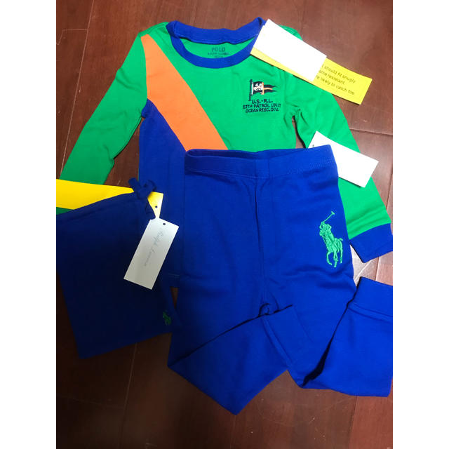 Ralph Lauren(ラルフローレン)の新品 ラルフローレン 男の子 パジャマ スエット キッズ/ベビー/マタニティのキッズ服男の子用(90cm~)(パジャマ)の商品写真