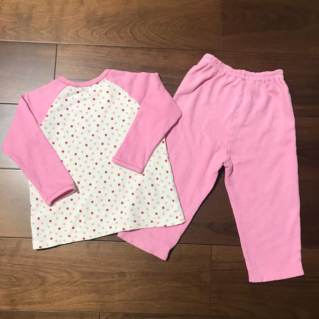 mikihouse(ミキハウス)のmiki house 90 パジャマ キッズ/ベビー/マタニティのキッズ服女の子用(90cm~)(パジャマ)の商品写真