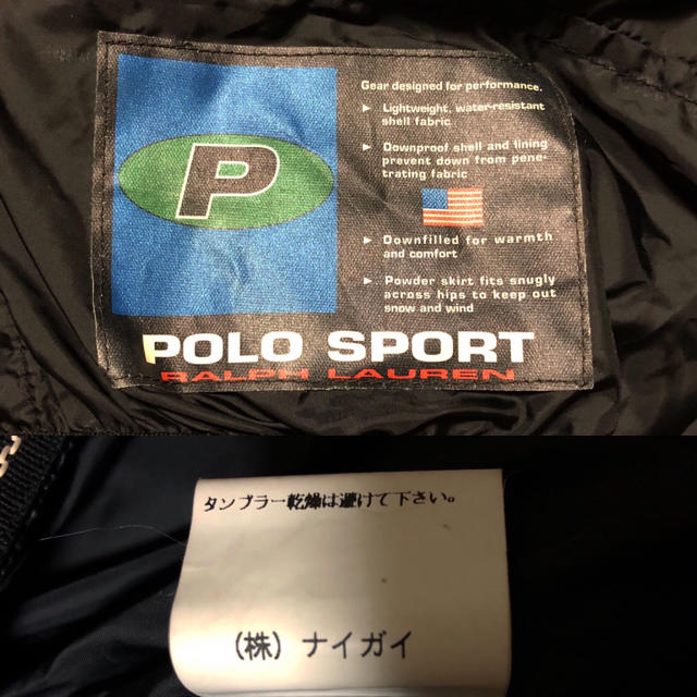 POLO RALPH LAUREN - 激レア❗️90s POLO SPORT ポロスポーツ ダウン