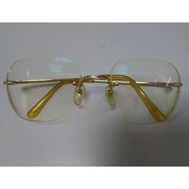 サングラス/メガネK 18　１８金眼鏡　度付き