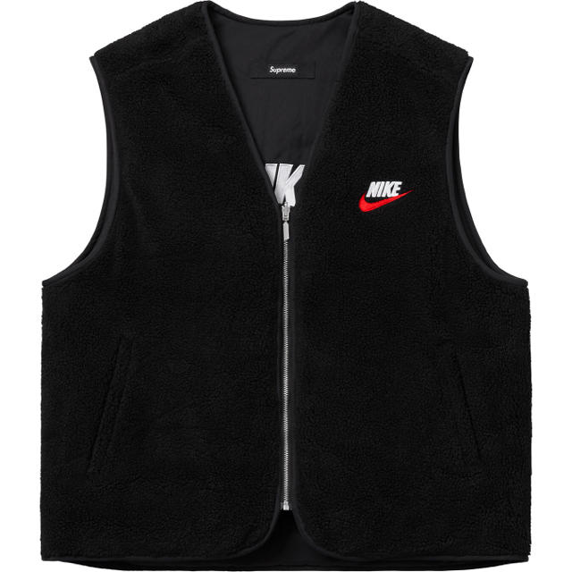 Supreme(シュプリーム)のsupreme nike ReversibleNylon Sherpa Vest メンズのトップス(ベスト)の商品写真