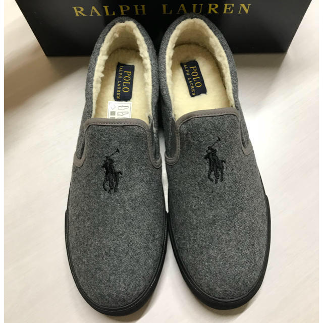 POLO RALPH LAUREN(ポロラルフローレン)の【新品】Ralph Lauren もこもこスリッポン  レディースの靴/シューズ(スリッポン/モカシン)の商品写真