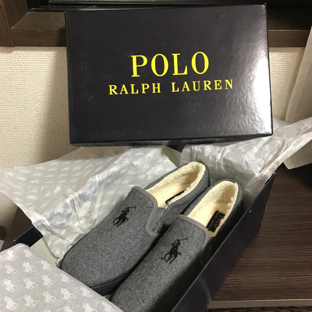 POLO RALPH LAUREN(ポロラルフローレン)の【新品】Ralph Lauren もこもこスリッポン  レディースの靴/シューズ(スリッポン/モカシン)の商品写真