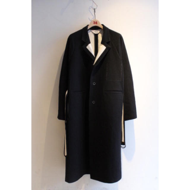 sunsea 17aw w face wool coat