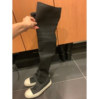 リックオウエンス(Rick Owens)のDARKSHADOWニーハイスニーカー(ブーツ)