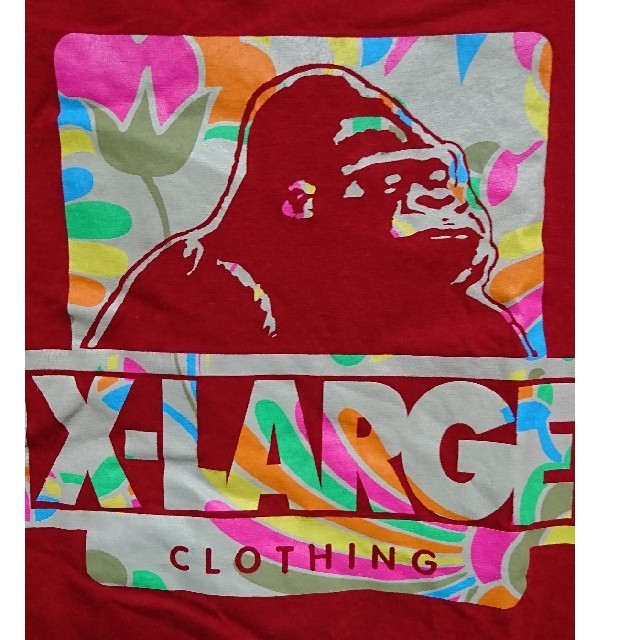 XLARGE(エクストララージ)のX-LARGE Tシャツ 赤 サイズS 中古 メンズのトップス(Tシャツ/カットソー(半袖/袖なし))の商品写真