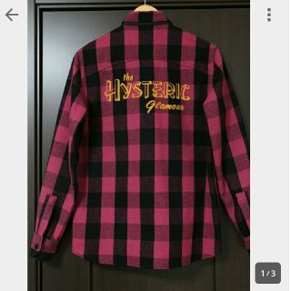 ヒステリックグラマー(HYSTERIC GLAMOUR)の【良品】ヒステリックグラマー 刺繍マッキノーシャツ
ブロックネルシャツ ブルゾン(その他)