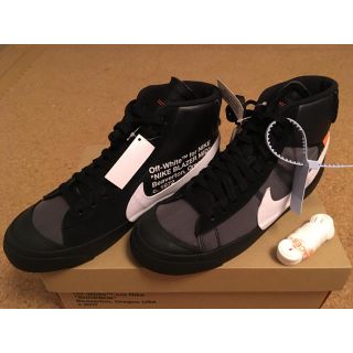 ナイキ(NIKE)のNIKE オフホワイト ブレーザーMID THE TEN ブラック 26.5cm(スニーカー)