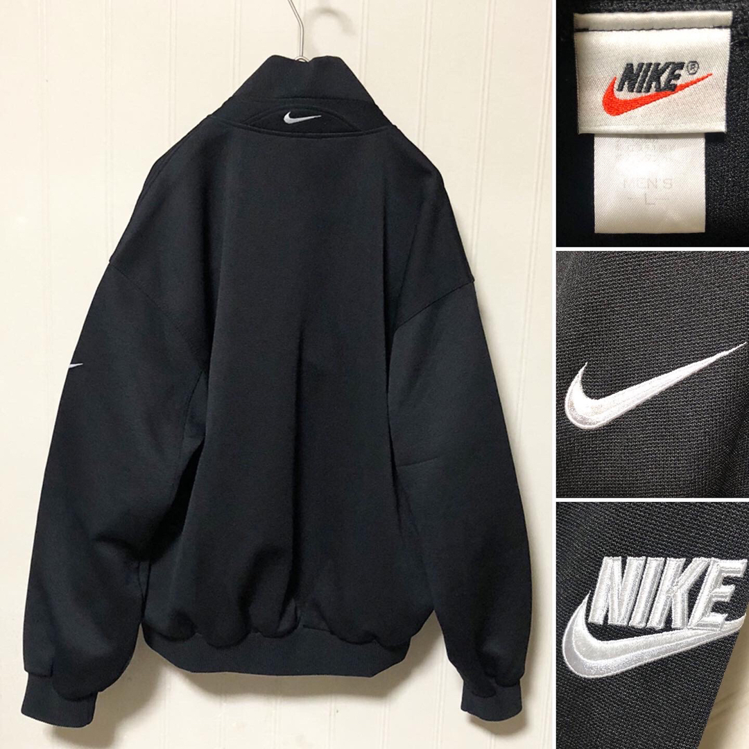 NIKE - 90s 銀タグ OLD NIKE ナイキ SWOOSH トラックジャケット NIKE - 90s 銀タグ OLD NIKE ナイキ SWOOSH トラックジャケット