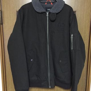 ハフ(HUF)のHUF Deck Jacket Black L(ブルゾン)