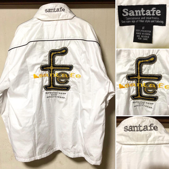 ジャケット/アウター90s Santa Fe サンタフェ ナイロンジャケット  白