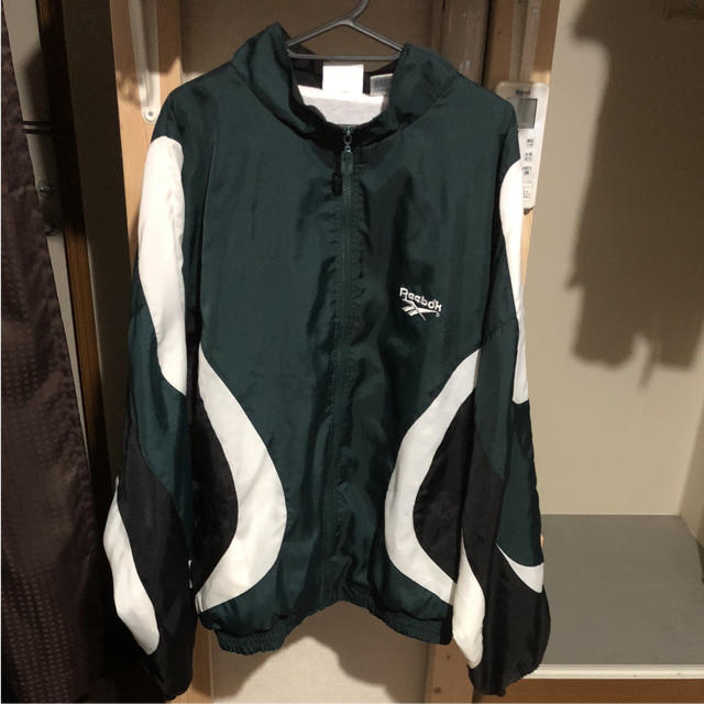 Reebok 90s vintage ナイロンジャケット 緑 アウター