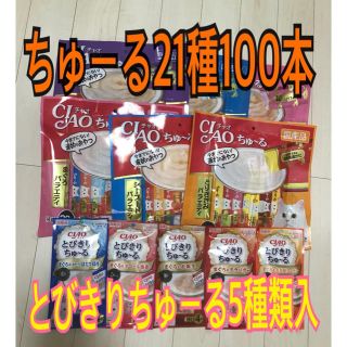 イナバペットフード(いなばペットフード)の値下げ！チャオちゅーる21種100本(猫)