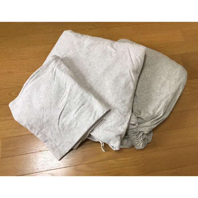 MUJI (無印良品)(ムジルシリョウヒン)の無印良品 寝具 3点セット オーガニックコットン天竺 インテリア/住まい/日用品の寝具(シーツ/カバー)の商品写真