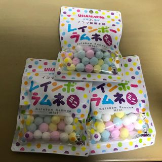 ユーハミカクトウ(UHA味覚糖)のレインボーラムネミニ 40g イコマ製菓 味覚糖(菓子/デザート)