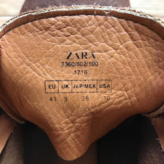 ZARA(ザラ)のZARA MAN スエード 靴 メンズの靴/シューズ(ドレス/ビジネス)の商品写真