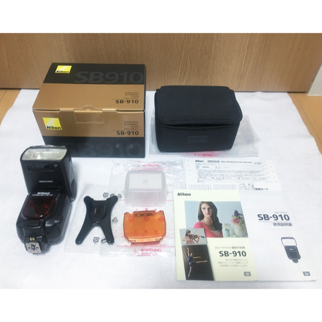 Nikon(ニコン)の【値下げ】Nikon スピードライト SB-910 美品 スマホ/家電/カメラのカメラ(ストロボ/照明)の商品写真