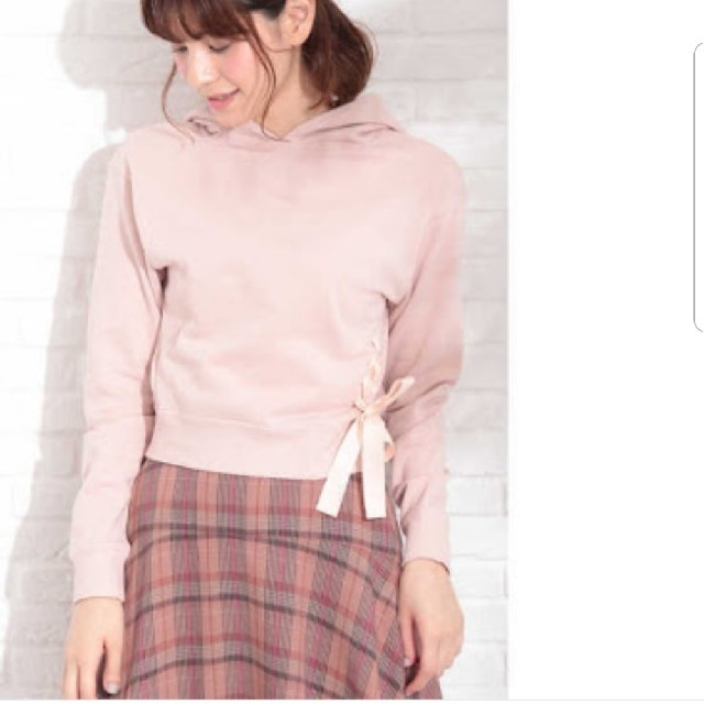 JILL by JILLSTUART(ジルバイジルスチュアート)のJILLSTUART裏毛パーカー レディースのトップス(パーカー)の商品写真