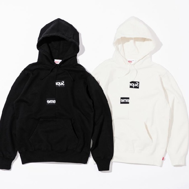 国産セール Supreme - supreme comme des garçons パーカー Mの通販 by