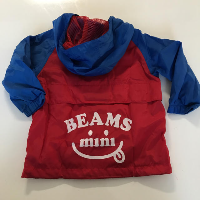 BEAMS(ビームス)の値下げ ビームスミニ ウインドブレーカー キッズ/ベビー/マタニティのキッズ服男の子用(90cm~)(ジャケット/上着)の商品写真