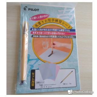 パイロット(PILOT)のPILOT 水書きお習字練習シート(書道用品)