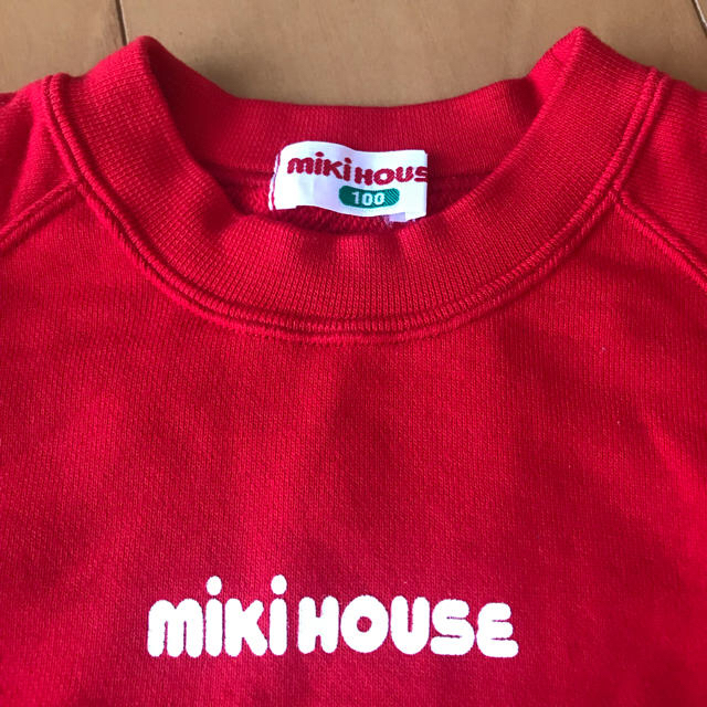 mikihouse(ミキハウス)のレア未使用ミキハウス 100cm キッズ/ベビー/マタニティのキッズ服男の子用(90cm~)(Tシャツ/カットソー)の商品写真