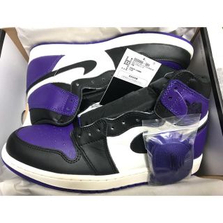 ナイキ(NIKE)の国内品 AIR JORDAN 1 RETRO HIGH COURT PURPLE(スニーカー)