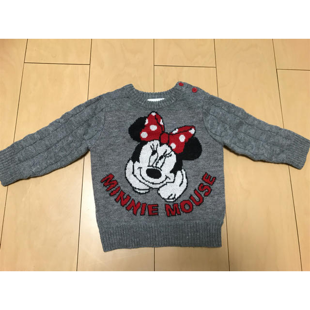 Disney(ディズニー)のディズニー ニット  サイズ80 キッズ/ベビー/マタニティのベビー服(~85cm)(ニット/セーター)の商品写真