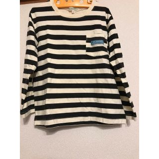 サンカンシオン(3can4on)の☆美品 3can4onのボーダーカットソー 130(Tシャツ/カットソー)