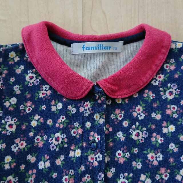 familiar(ファミリア)のfamiliar☆カバーオール☆70 キッズ/ベビー/マタニティのベビー服(~85cm)(カバーオール)の商品写真