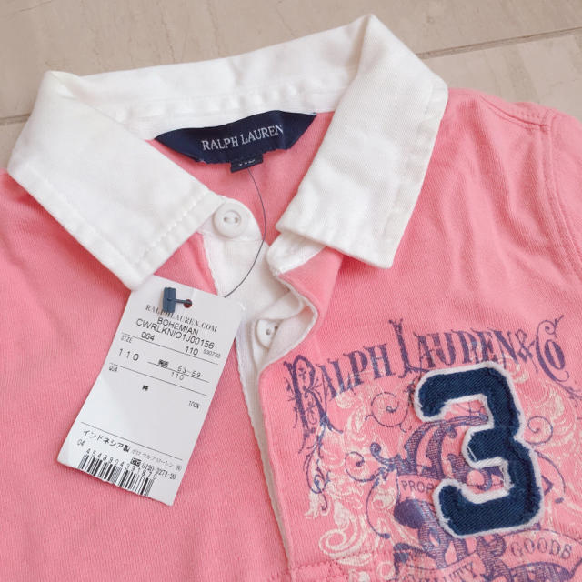 Ralph Lauren(ラルフローレン)の専用♡ラルフローレン難アリ新品110 キッズ/ベビー/マタニティのキッズ服女の子用(90cm~)(Tシャツ/カットソー)の商品写真