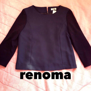 レノマ(RENOMA)の新品♡定価1.3万ネイビートップス(シャツ/ブラウス(長袖/七分))
