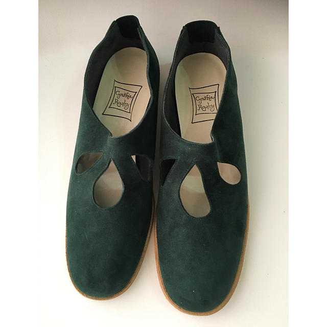 イタリア製   スエード靴 レディースの靴/シューズ(ローファー/革靴)の商品写真
